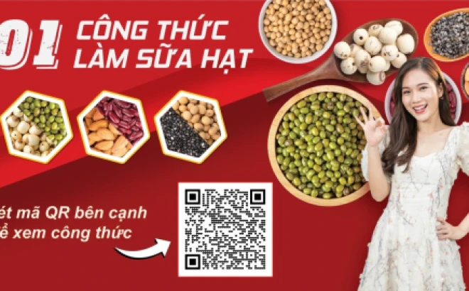 Công thức làm sữa hạt thơm ngon và giàu dinh dưỡng